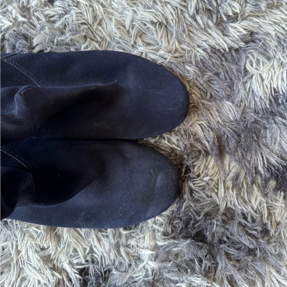 RARE Steve Madden Navy Blue TIANNA Boots - Picture 2 of 4